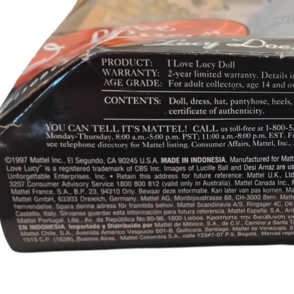 I Love Lucy Doll - Collector Edition Episode 30!! VINTAGE!!! FREE SHIPPING - Picture 7 of 11